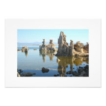 La salida del sol, mono lago se escuda fotografía 