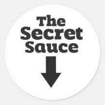 La salsa secreta pegatina