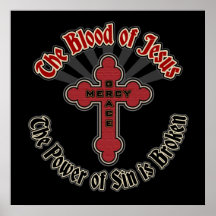 La sangre del poster de Jesús