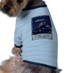 La seguridad de Menans del silencio tenga cuidado  Camisas De Mascota