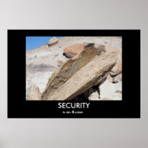 La SEGURIDAD es un poster de Demotivational de la 