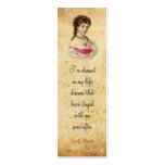 La señal de la señora tarjeta de negocio