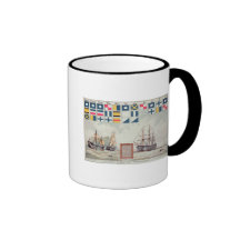 La señal de Nelson en Trafalgar Taza De Café