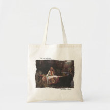 La señora del chalote bolsas lienzo
