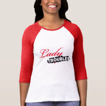 La señora preocupa el jersey T Camisetas