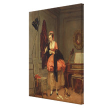La señora querida, 1846 impresion de lienzo