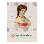 La señora tarjetas postales