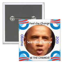 ¡La sensación de Obama 2013 el cambio, considera,  Pin