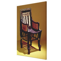 La silla del niño, de la tumba de Tutankhamun Impresion En Lona