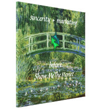 La sinceridad que comercializa a MONET me muestra  Impresiones En Lona