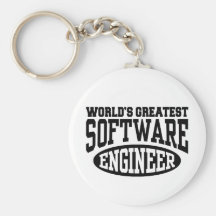 La Software Engineer más grande del mundo Llaveros Personalizados