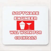 La Software Engineer… trabajará para los cócteles Tapete De Ratones