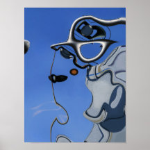 La sombra del acróbata del astronauta posters