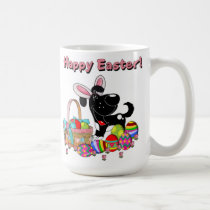 La sombra tiene oídos del conejito de pascua tazas