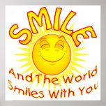 La sonrisa y el mundo sonríe con usted (2) posters