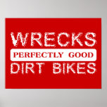 La suciedad perfectamente buena de las ruinas Bike