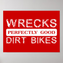 La suciedad perfectamente buena de las ruinas Bike