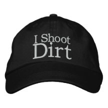 La suciedad se divierte el gorra de la fotografía gorra de beisbol