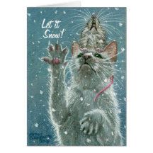 ¡La tarjeta de felicitación del gato y de la rata,