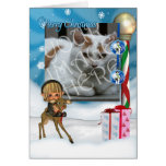 La tarjeta de felicitación del navidad de Photocar