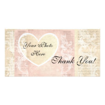 ¡La tarjeta de la foto le agradece! Rosas del vint Tarjetas Personales Con Fotos