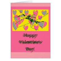 La tarjeta de la tarjeta del día de San Valentín d