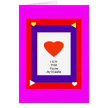 La tarjeta del día de San Valentín Card-1a de la p