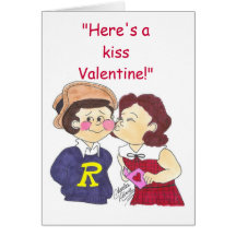 La tarjeta del día de San Valentín de Ritchie y de