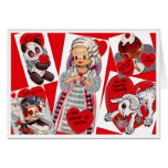 La tarjeta del día de San Valentín del vintage mi 