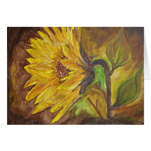 La tarjeta del girasol