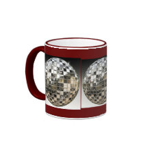 La taza de la bola de espejo