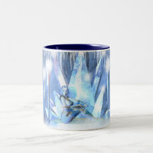 La taza de la reina del invierno, arte digital mág