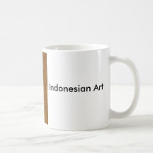 La taza del batik indonesio