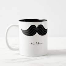 La taza del novio del bigote