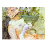 La taza del té, retrato de Lydia, Mary Cassatt Tarjetas Postales
