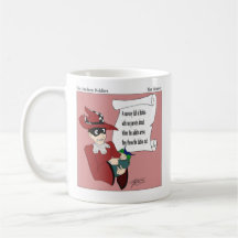 La taza moderna de la boca de Riddlers