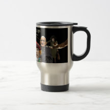 La taza se arrastra y del viaje de Karboon del gat
