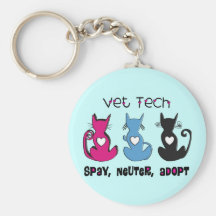 La tecnología del veterinario SPAY NEUTRAL ADOPTA  Llavero