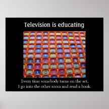 La televisión educa poster