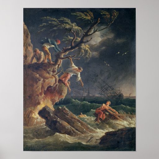 La tempestad, c.1762 poster