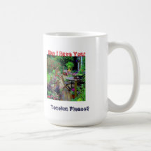 La tensión asalta por favor tazas