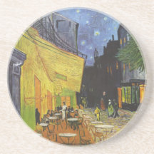 La terraza del café en el lugar Du forum Posavasos Para Bebidas
