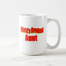 La tía más grande del mundo tazas de café