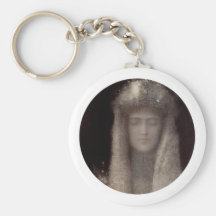 La tiara de plata llaveros
