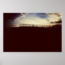 La tierra del poster de los saltos