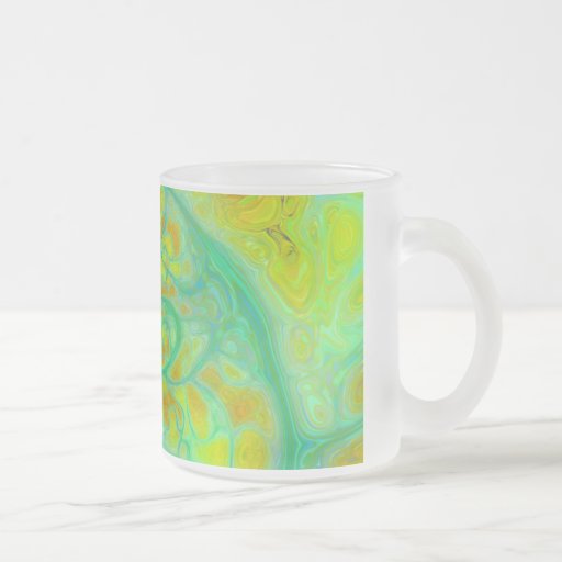 La tierra verde - mareas del trullo y del oro taza de café
