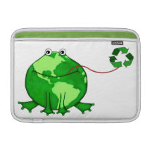 La tierra verde recicla la manga de MacBook del ca Funda Para Macbook Air