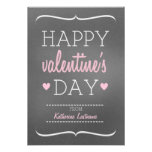 La tiza inspiró a la tarjeta del día de San Valent Anuncios Personalizados