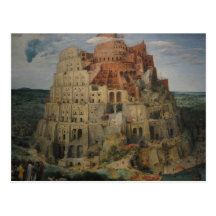 La torre de Babel de Bruegel Postal
