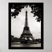 La torre Eiffel, París - poster